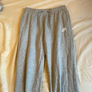 Gray Nike sweatpants